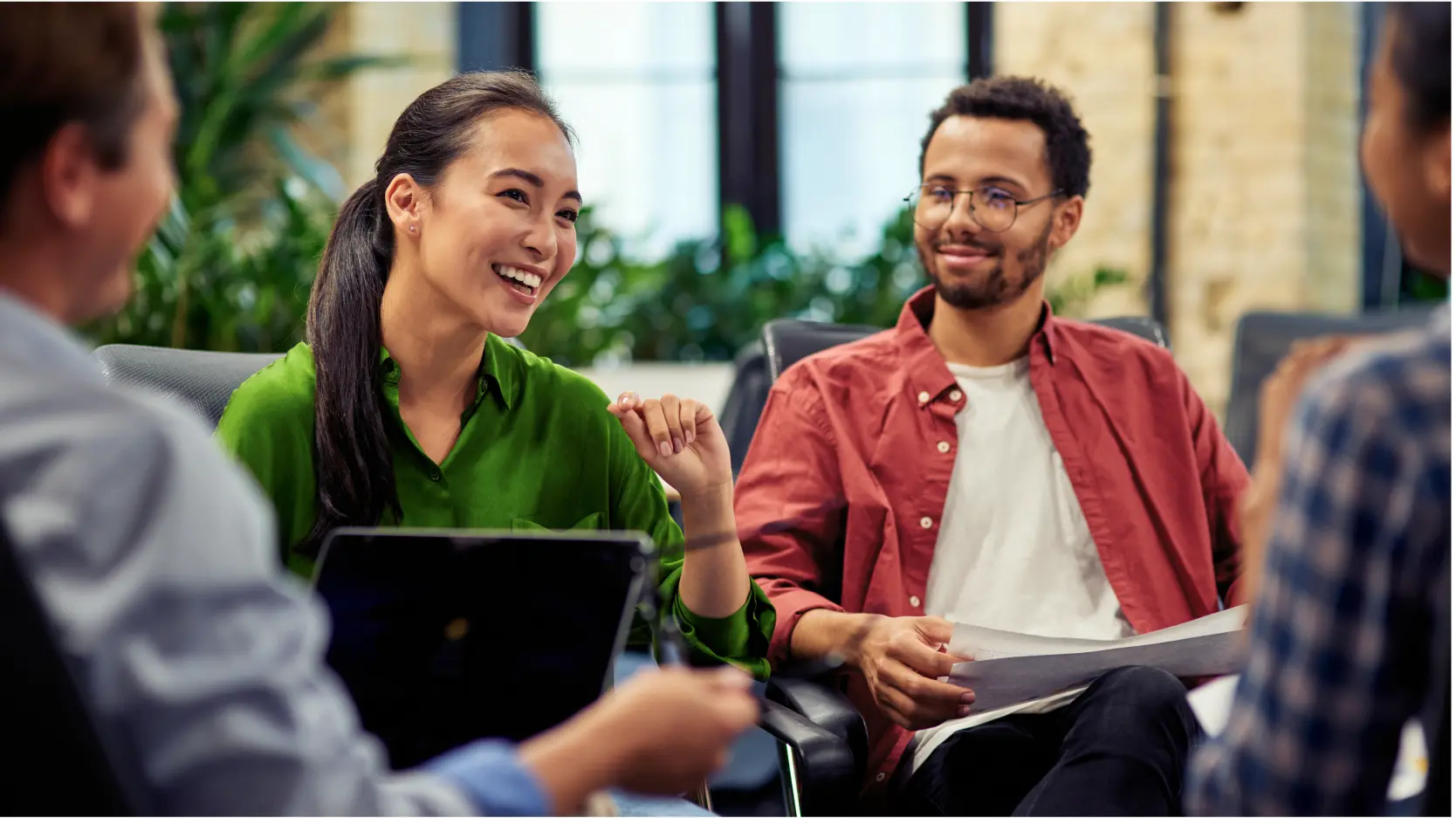 Team of international payroll professionals