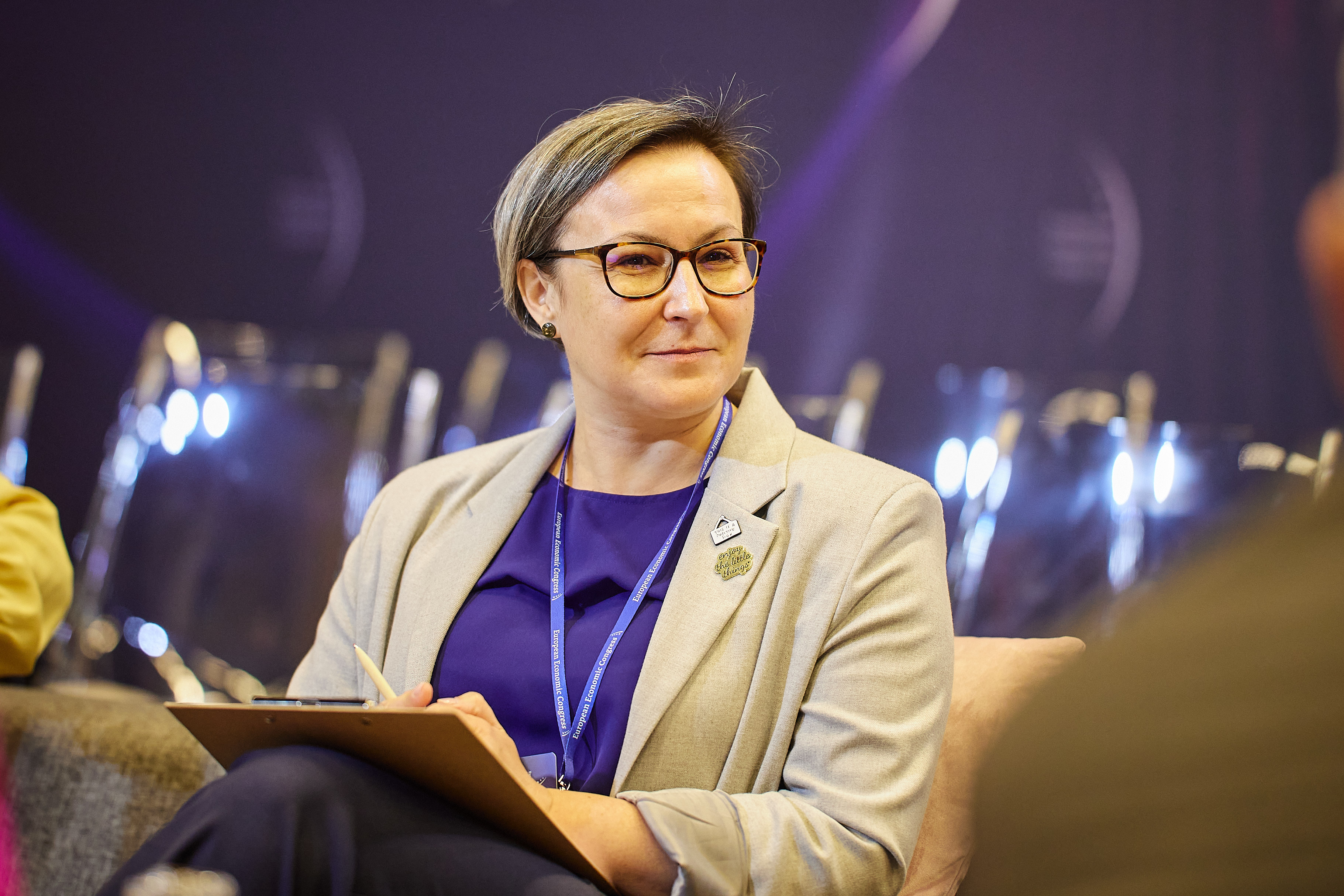 Paulina Zasempa podczas Europejskiego Kongresu Gospodarczego w Katowicach, 7-9 maja 2024 r, 